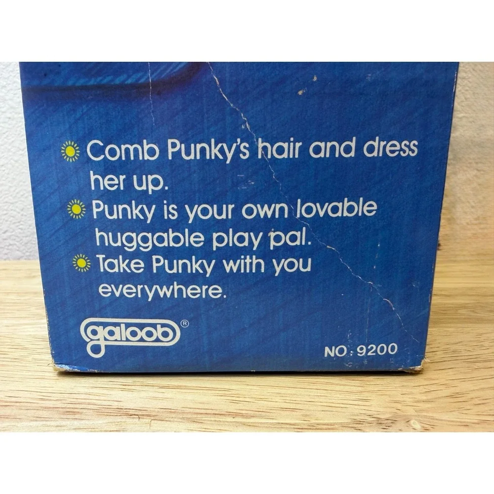 Galoob Punky Brewster Cuddle Doll Vintage 1984 New In Box 18 in. See Photos NRFB